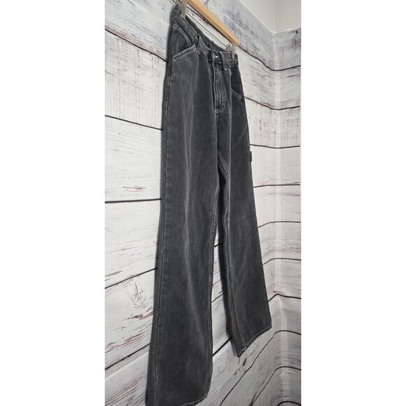 J. Galt Womens Jeans Size Small Black Mom Straight Leg Carpenter Y2k 90's - Picture 5 of 6